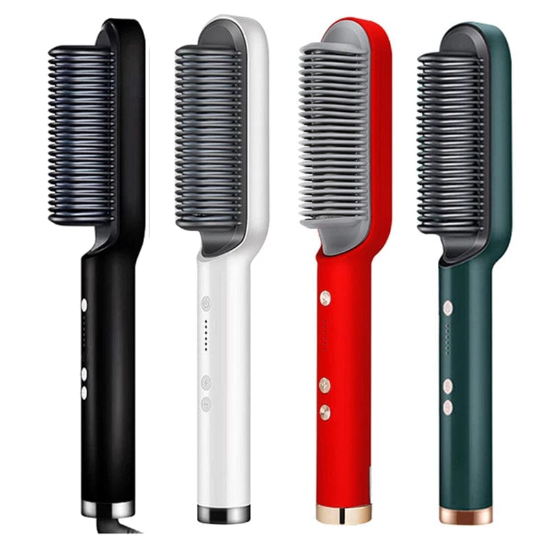 New Hair Straightener Ceramic Hot Comb 2 in 1 Electric Straighten Hair Brush Negative Ion Anti - scalding Styling Tool - SHOWLU FASHION STORE