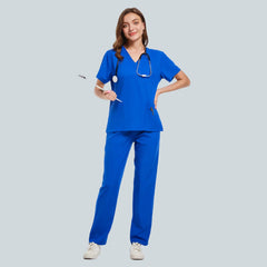 New Nurse Uniform Woman Hospital Doctor 's Medical Sweatshirt Nursing Pants Unisex Workshop Uniforms Beauty SPA Work Clothes - SHOWLU FASHION STORE