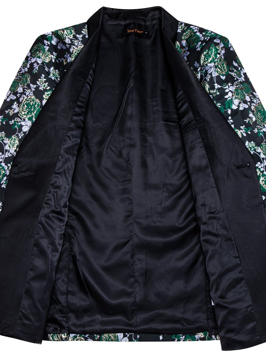 New Style Jacket Casual Jacquard Button Blazer Shawl Lapel Suit Jacket For Wedding 1pc Suit - SHOWLU FASHION STORE