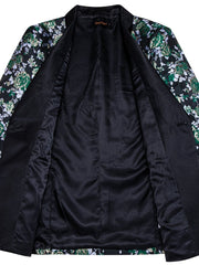 New Style Jacket Casual Jacquard Button Blazer Shawl Lapel Suit Jacket For Wedding 1pc Suit - SHOWLU FASHION STORE