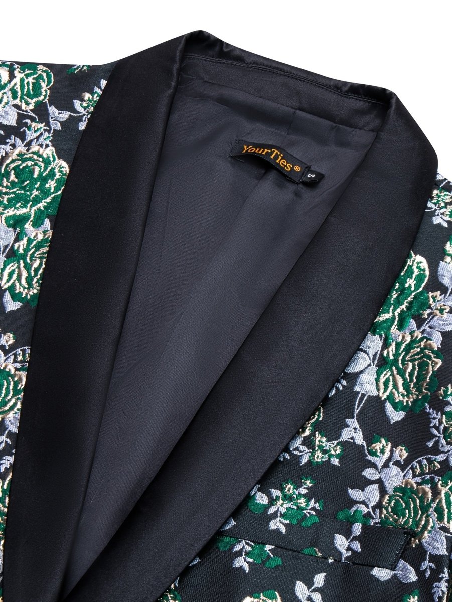 New Style Jacket Casual Jacquard Button Blazer Shawl Lapel Suit Jacket For Wedding 1pc Suit - SHOWLU FASHION STORE