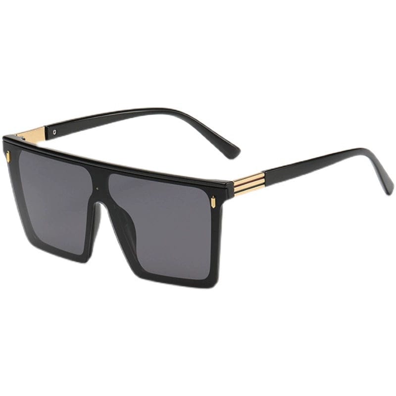 New Stylish Windproof Eye Protection Sunglasses Men's Trendy Net Red Xiaohongshu Street Shot Glasses Funny Retro Large Rim Sunglasses - SHOWLU FASHION STORE