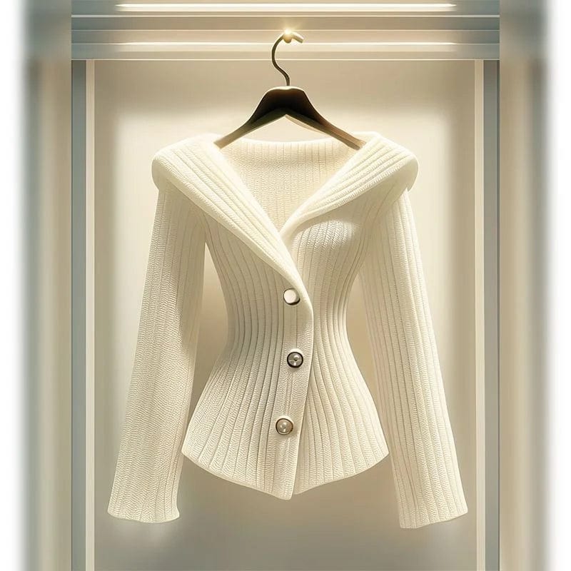 New Sweater In Autumn And Winter 2024 Luxury High Temperament Waist Bottoming Knitted Fashion Long - Sleeved Ladies Top - SHOWLU FASHION STORE