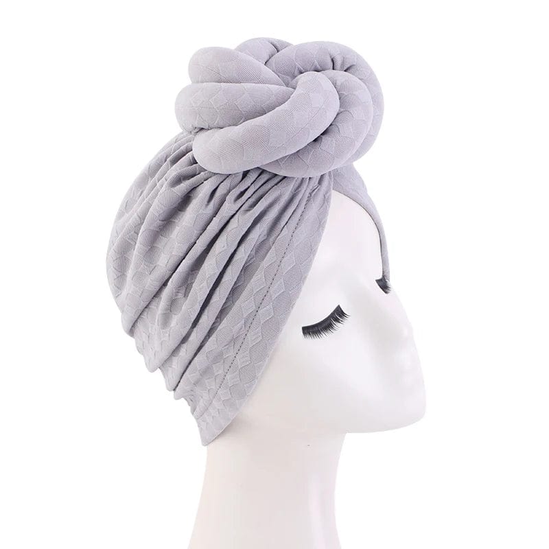 New Women Large 3D Flower Turban Hat Soft HeadScarf Beanie Wedding Party Headwear Turbante Mujer Bandanas Headcover Chemo Cap - SHOWLU FASHION STORE