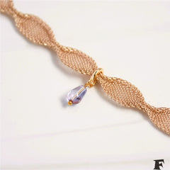 Original Exclusive Retro Gold Metal Collar Choker Clavicle Chain Fashion Street Shooting Classy Necklace for Women Hong Kong Style - SHOWLU FASHION STORE