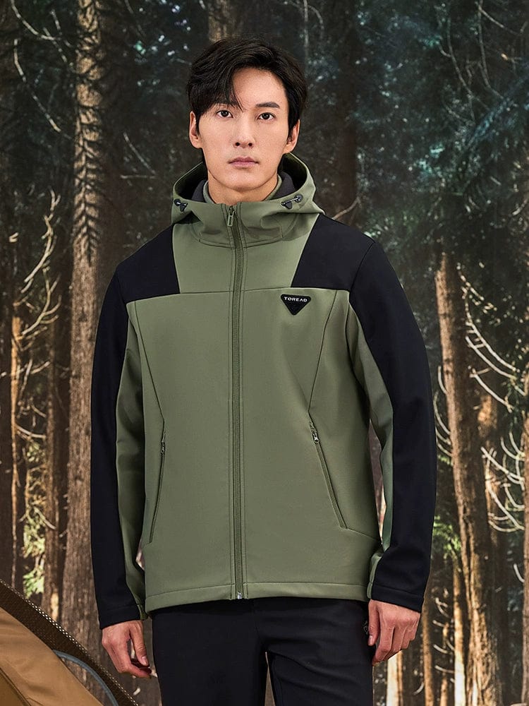 Pathfinder Soft Shell Jacket Men 23 Autumn and Winter New Outdoor Fleece - lined Mountaineering Clothing Windproof Waterproof Warm Coat - SHOWLU FASHION STORE