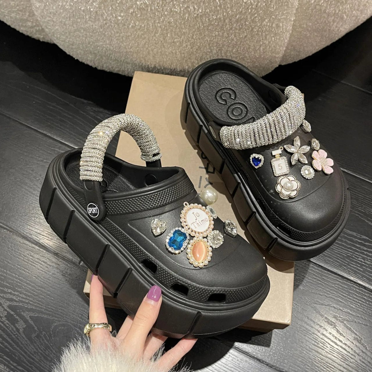 Platform Slippers Summer Women's Sandals 6cm Wedges Ladies Outdoor Clogs Thick Street Beach Slides Girls Flip Flops Garden Shoes - SHOWLU FASHION STORE