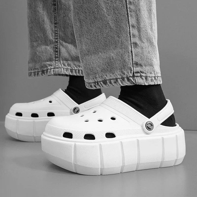 Platform Slippers Summer Women's Sandals 6cm Wedges Ladies Outdoor Clogs Thick Street Beach Slides Girls Flip Flops Garden Shoes - SHOWLU FASHION STORE