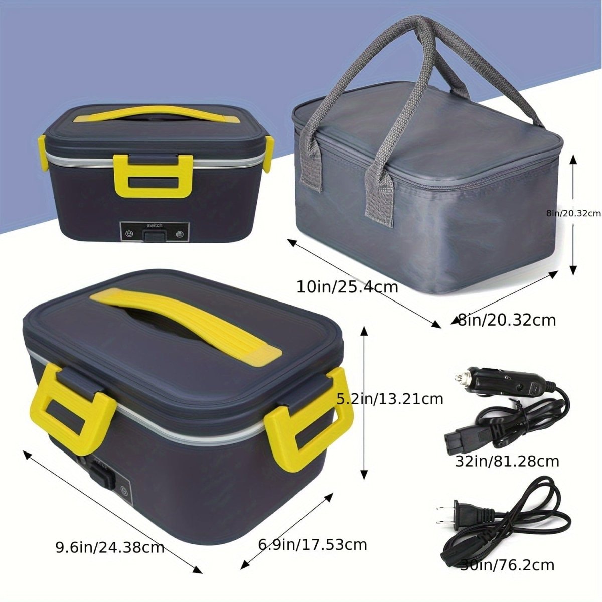Portable Electric Lunch Box - SHOWLU FASHION STORE