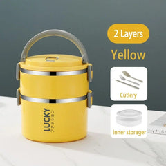 Portable Lunch Box Thermo Insulation Bento Thermos Containers Bento Bag Food Warmer for Kids Food Containers - SHOWLU FASHION STORE