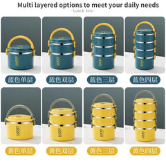 Portable Lunch Box Thermo Insulation Bento Thermos Containers Bento Bag Food Warmer for Kids Food Containers - SHOWLU FASHION STORE