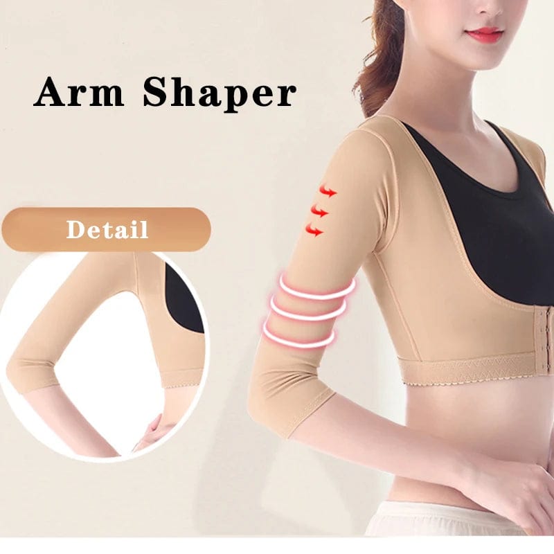 Posture Corrective Shaperwear Women Bust Push Up Body Shaper Seamless Arm Slimming Underwear Tops - SHOWLU FASHION STORE