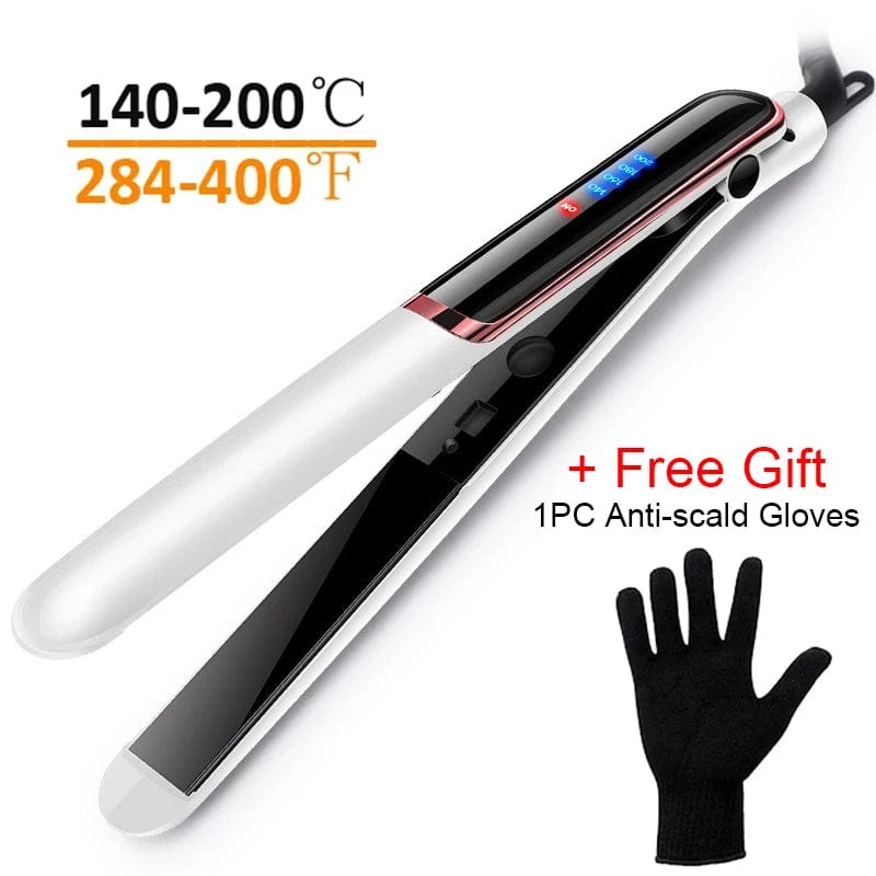 Professional Hair Straightener Curler Electric Splint Flat Iron Negative Ion Straight Curling Iron Plates Corrugation Hair Care - SHOWLU FASHION STORE