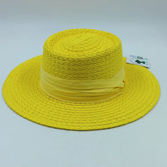Raffia straw hat for women Bohemian colorful stitched straw hat ladies vacation sun hat beach summer vacation jazz hat panama - SHOWLU FASHION STORE
