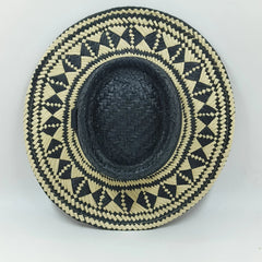 Raffia straw hat for women Bohemian colorful stitched straw hat ladies vacation sun hat beach summer vacation jazz hat panama - SHOWLU FASHION STORE