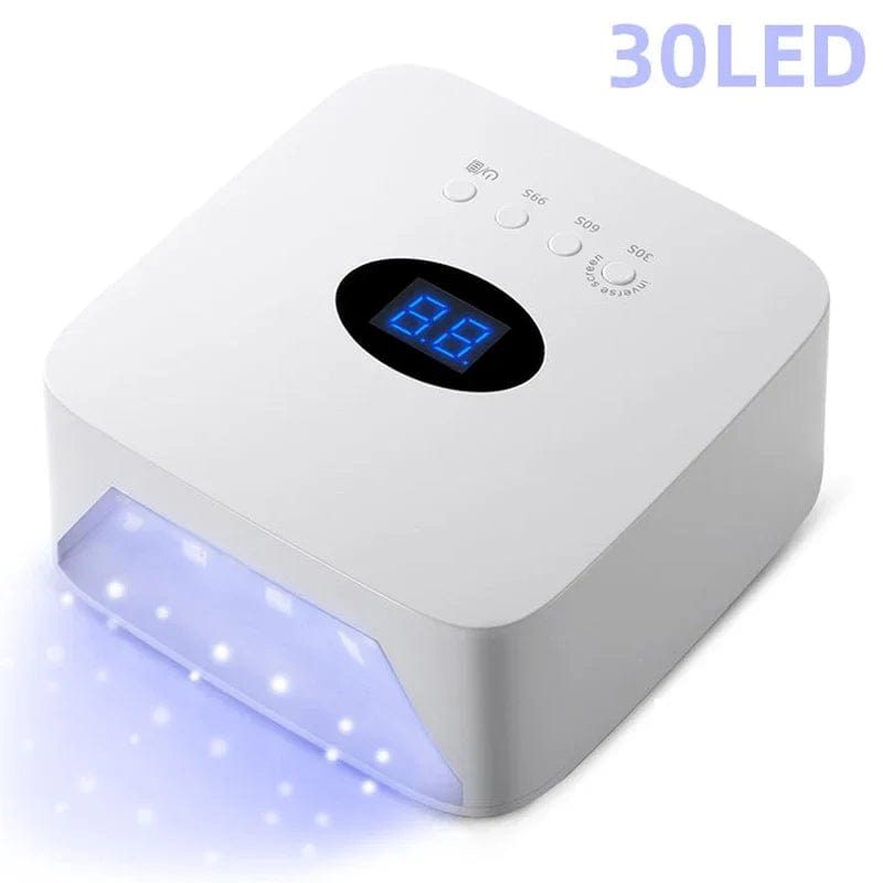 Rechargeable UV LED Nail Lamp 72W Cordless UV Light for Nails With Rhinestone Heart Shaped Manicure Pedicure Machine Nail Tools - SHOWLU FASHION STORE