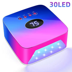 Rechargeable UV LED Nail Lamp 72W Cordless UV Light for Nails With Rhinestone Heart Shaped Manicure Pedicure Machine Nail Tools - SHOWLU FASHION STORE
