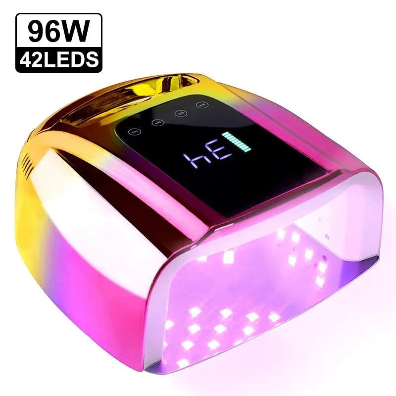 Rechargeable UV Nail Lamp Dryer 42LEDs Professional Wireless Nail Polish Curing Lamp for Drying All Nails Gel Polish Manicure - SHOWLU FASHION STORE