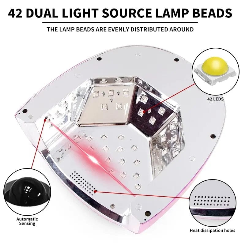 Rechargeable UV Nail Lamp Dryer 42LEDs Professional Wireless Nail Polish Curing Lamp for Drying All Nails Gel Polish Manicure - SHOWLU FASHION STORE