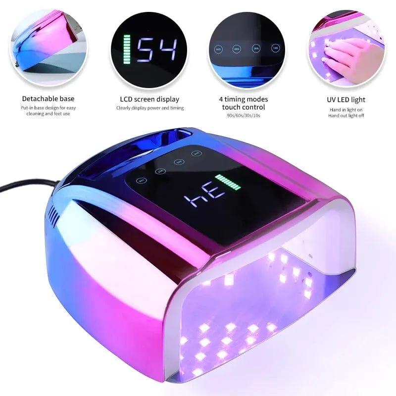 Rechargeable UV Nail Lamp Dryer 42LEDs Professional Wireless Nail Polish Curing Lamp for Drying All Nails Gel Polish Manicure - SHOWLU FASHION STORE