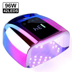 Rechargeable UV Nail Lamp Dryer 42LEDs Professional Wireless Nail Polish Curing Lamp for Drying All Nails Gel Polish Manicure - SHOWLU FASHION STORE