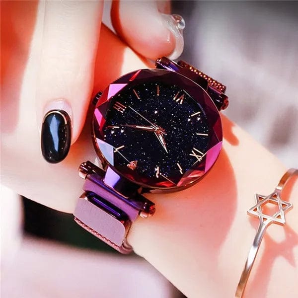 Reloj Mujer Luxury Starry Sky Women Watches Magnetic Mesh Belt Band Watch Women's Fashion Dress Wristwatch Zegarek Damski - SHOWLU FASHION STORE