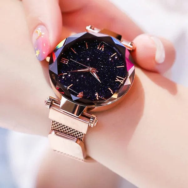 Reloj Mujer Luxury Starry Sky Women Watches Magnetic Mesh Belt Band Watch Women's Fashion Dress Wristwatch Zegarek Damski - SHOWLU FASHION STORE