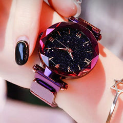 Reloj Mujer Luxury Starry Sky Women Watches Magnetic Mesh Belt Band Watch Women's Fashion Dress Wristwatch Zegarek Damski - SHOWLU FASHION STORE