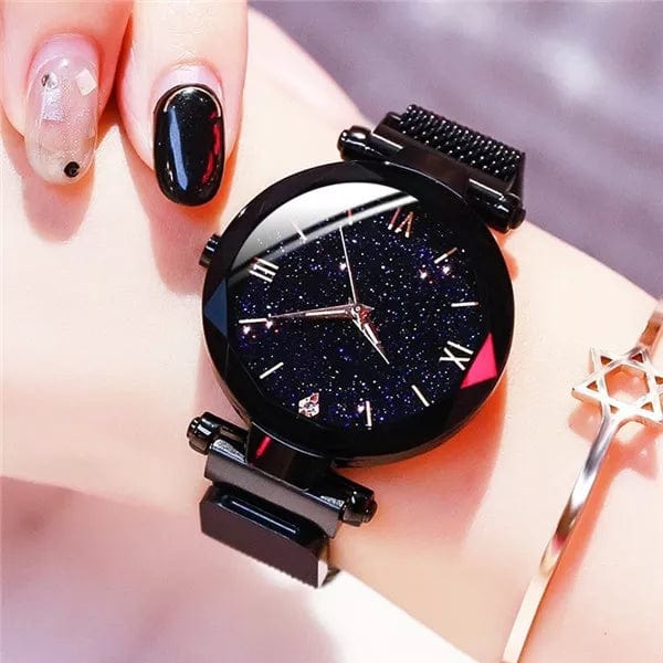 Reloj Mujer Luxury Starry Sky Women Watches Magnetic Mesh Belt Band Watch Women's Fashion Dress Wristwatch Zegarek Damski - SHOWLU FASHION STORE