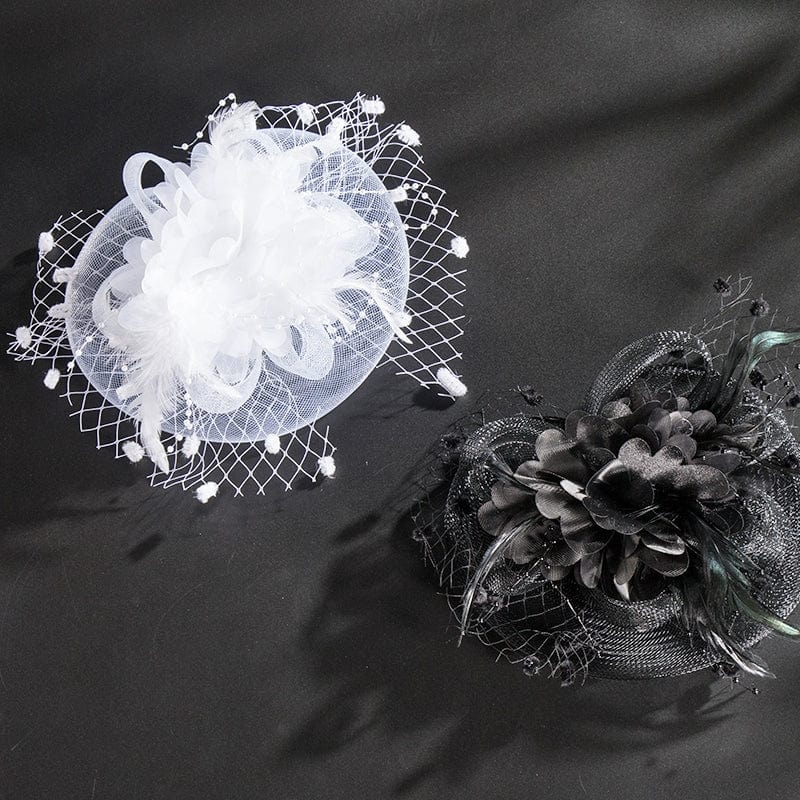 Retro Photo Studio Photography Barrettes Billycock Feather Headwear - SHOWLU FASHION STORE