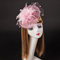 Retro Photo Studio Photography Barrettes Billycock Feather Headwear - SHOWLU FASHION STORE