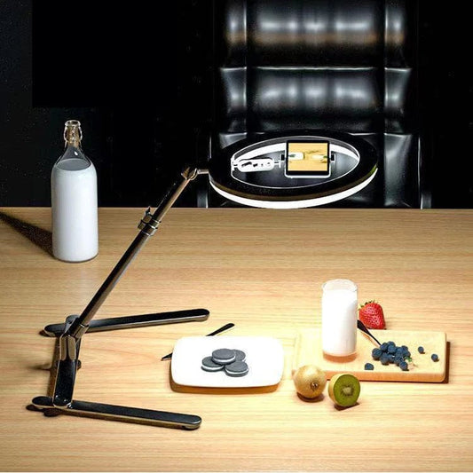 Ring Light with Stand Selfie Ringlight for Phone Led Right Light with Tripod Bering - light Lighting Round Ring Lamp for Shooting - SHOWLU FASHION STORE