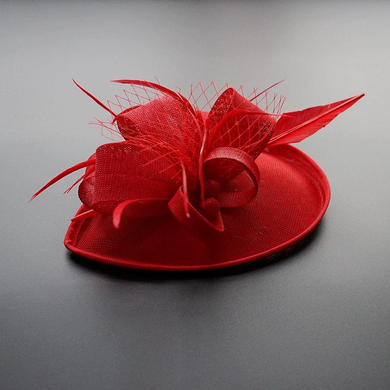 Royal Horse Club Top Hat Pink Color Classy English Afternoon Tea Dinner Girl's Cap Bridal Wedding Studio Photography Hair Accessories - SHOWLU FASHION STORE