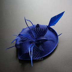 Royal Horse Club Top Hat Pink Color Classy English Afternoon Tea Dinner Girl's Cap Bridal Wedding Studio Photography Hair Accessories - SHOWLU FASHION STORE