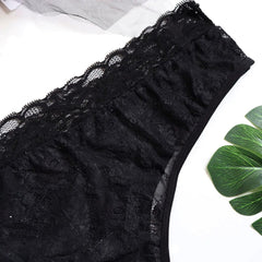 Sexy Lace Cut out Tight Underwear Set Lace Hollow - out Tight Underwear Suit Women - SHOWLU FASHION STORE