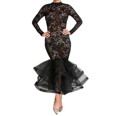 Sexy Pink Lace Party Dress Night Club Bodycon Mermaid Full Sleeve High Waisted Elegant Evening Dinner Vestidos Mujer Dresses Hot - SHOWLU FASHION STORE