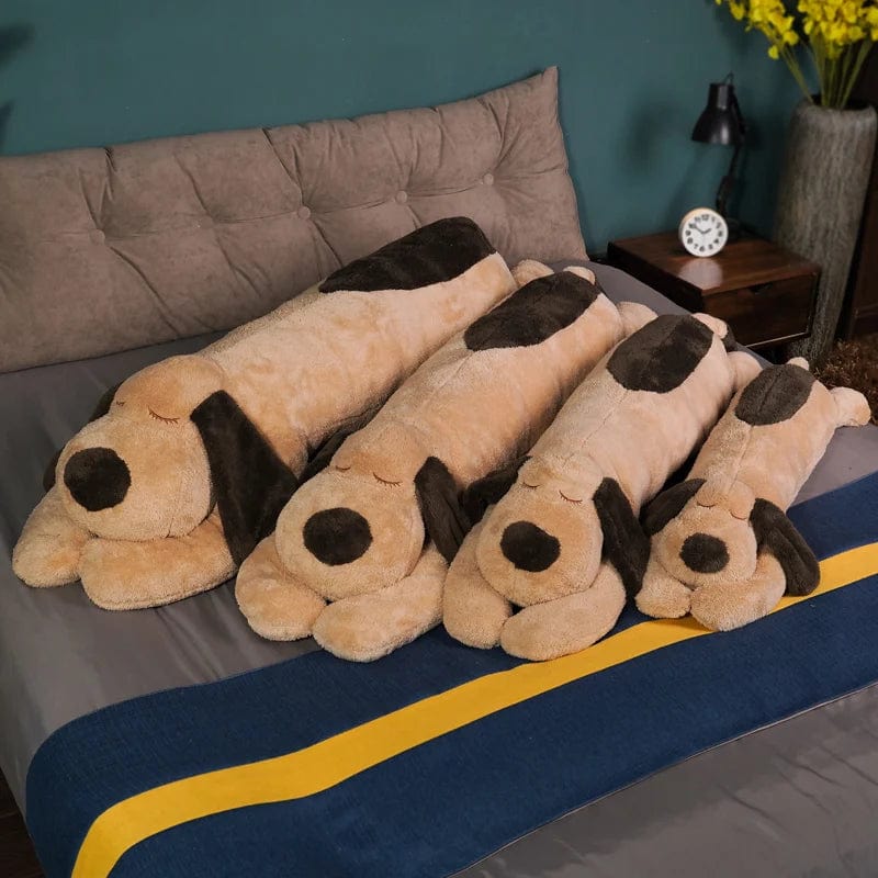 SHOWLU FASHION STORE Soft Kawaii Dog Plush Pillow Doll Stuffed Pet Doll Baby Sleep Long Pillow Accompany Gift for Girlfriend Kid