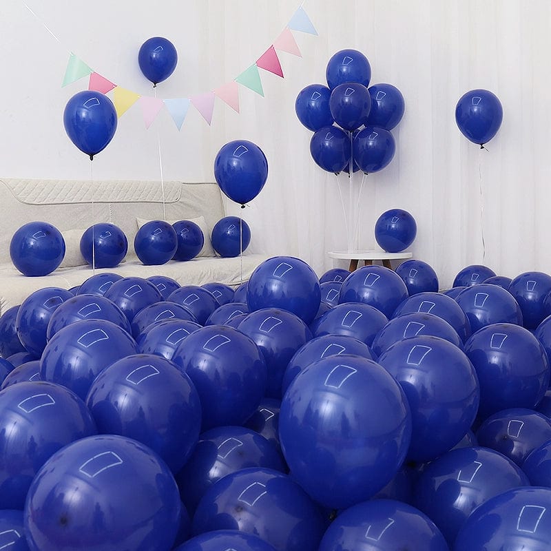 Six One Dark Blue and Light Blue Blue White Macaron Blue Balloon Birthday Graduation Kindergarten Scene Layout Decoration - SHOWLU FASHION STORE