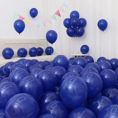 Six One Dark Blue and Light Blue Blue White Macaron Blue Balloon Birthday Graduation Kindergarten Scene Layout Decoration - SHOWLU FASHION STORE