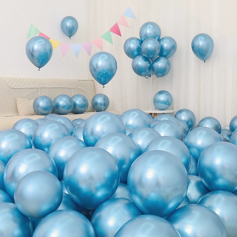 Six One Dark Blue and Light Blue Blue White Macaron Blue Balloon Birthday Graduation Kindergarten Scene Layout Decoration - SHOWLU FASHION STORE