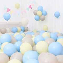 Six One Dark Blue and Light Blue Blue White Macaron Blue Balloon Birthday Graduation Kindergarten Scene Layout Decoration - SHOWLU FASHION STORE