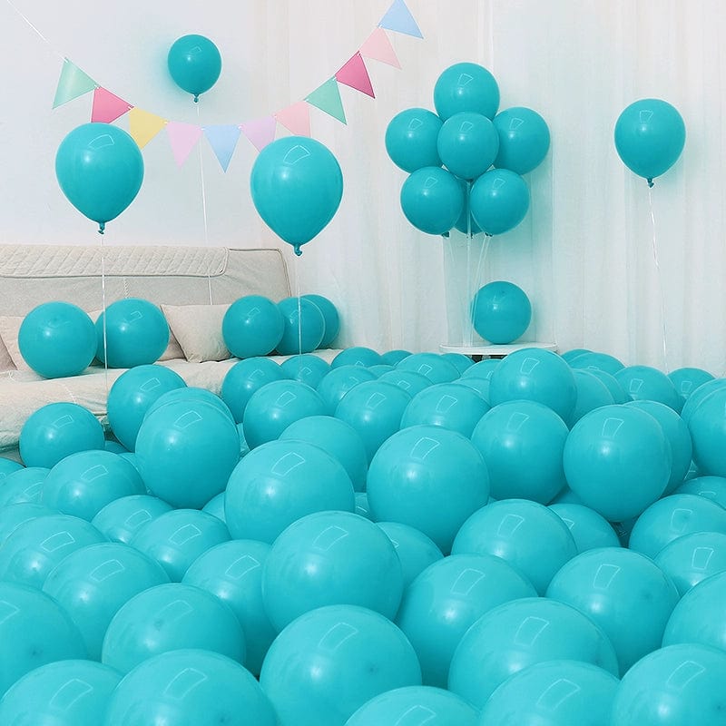 Six One Dark Blue and Light Blue Blue White Macaron Blue Balloon Birthday Graduation Kindergarten Scene Layout Decoration - SHOWLU FASHION STORE