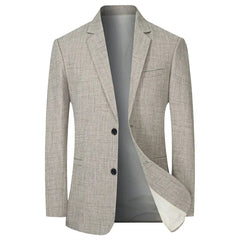 Sky Blue Men's Suit Jacket Thin Blazers Spring Autumn Solid Business Formal Wear Men Clothing Wedding Coat Oversize 4XL - SHOWLU FASHION STORE