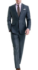 Slim Fit Men's 2 Pieces Suit Two Buttons Wedding Party Prom Suits Notch Lapel Jacket & Trousers for Wedding/Business - SHOWLU FASHION STORE