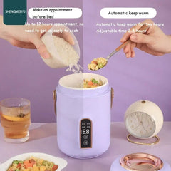 Smart Electric Stew Pot Portable Soup Insulation Bucket Rice Noodles Porridge Stew Skillet Cup Heater Boiler Lunch Box Office - SHOWLU FASHION STORE