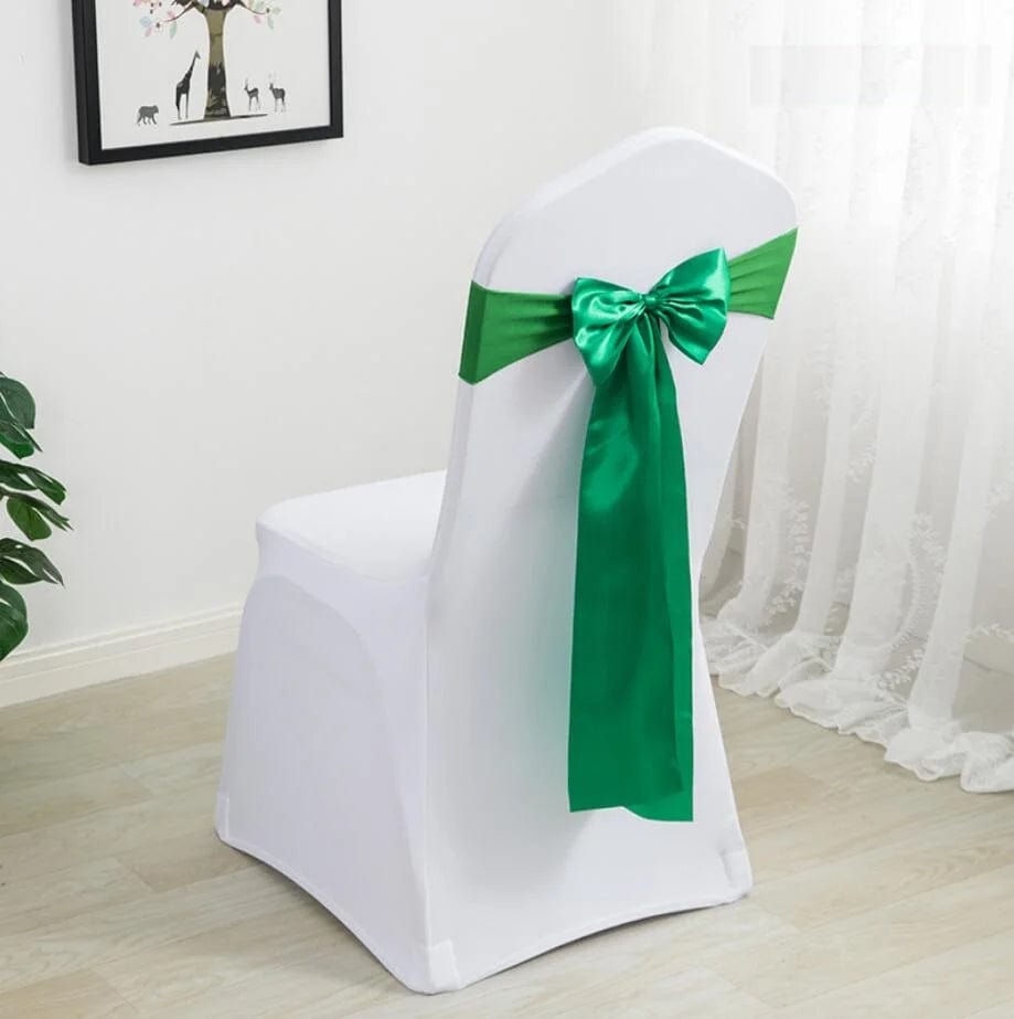 Spandex Chair Sashes Wedding Ready Made Bow Tie Lycra Stretch Hotel Birthday Party Show Decoration On Sale Universal - SHOWLU FASHION STORE