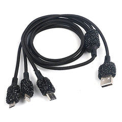 Sparkling Dual USB Car Charger - SHOWLU FASHION STORE