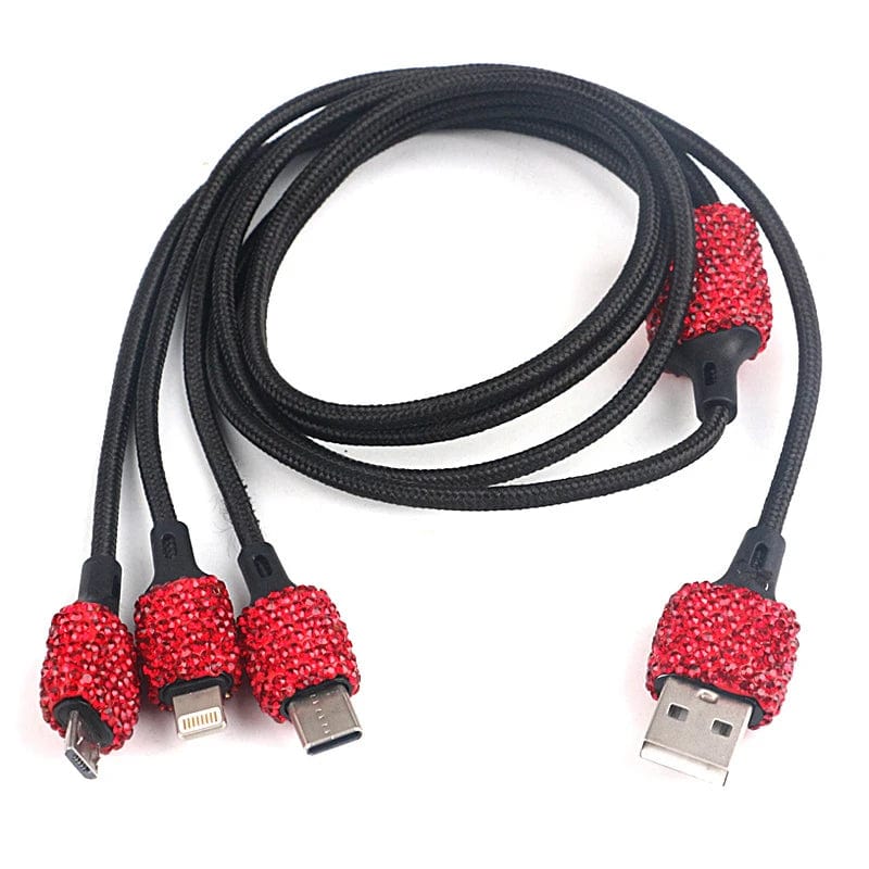 Sparkling Dual USB Car Charger - SHOWLU FASHION STORE