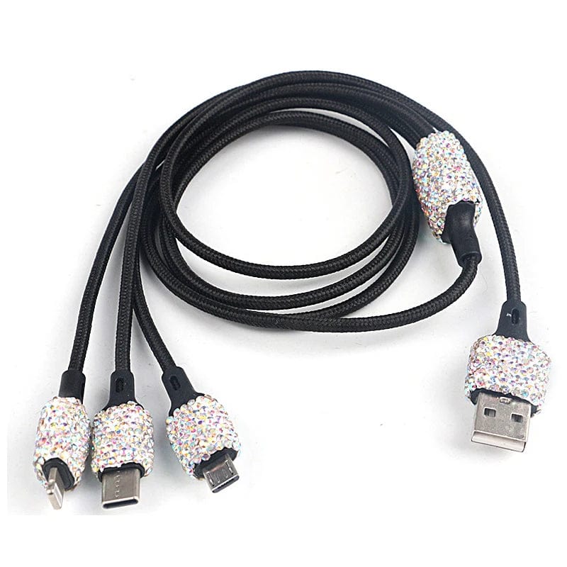 Sparkling Dual USB Car Charger - SHOWLU FASHION STORE