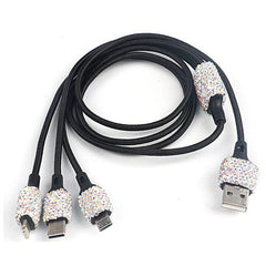 Sparkling Dual USB Car Charger - SHOWLU FASHION STORE
